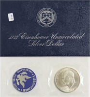 1973 S SILVER GSA IKE DOLLAR