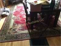 10' x 12' 8" large area rug dining living persian