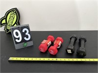 3 Lb and 5 Lb Free Weight Sets