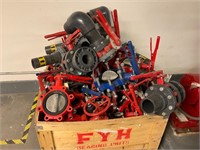 Pallet of Large Water Valves