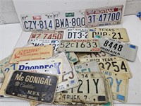 Lot of License Plates