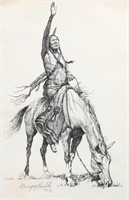 GREGORY PERILLO COCHISE ON HORSEBACK