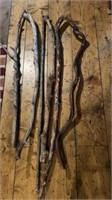 Wood hiking Walking sticks