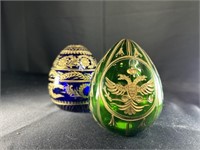 Faberge Glass Eggs