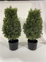 ARTIFICIAL TOPIARY TREES 2FT SET OF 2