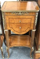 French 2 Drawer Nightstand