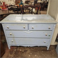 Light blue vintage dresser