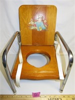 Antique Welsh Co of Calif Potty Chair