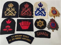 WW2 Vintage Canadian Military Navy Patches