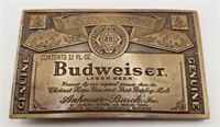 (NO) Anheuser Busch Budweiser Belt Buckle (2-1/2"