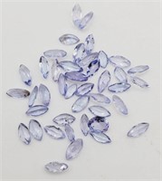 (LB) Tanzanite Gemstones - Marquise Cut -