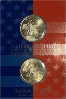 US P&D UNC State Quarter Set - Masssachusetts