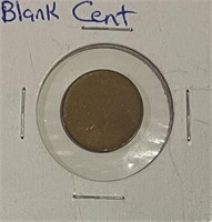 US Unstruck Cent Planchet