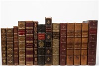 Group Antique Leather Bound Books - Fourteen