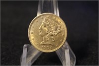 1904 $5 Liberty Pre-33 Gold Coin