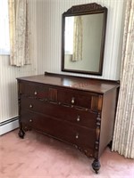 Sligh Furniture Co. Depression Era Walnut Dresser