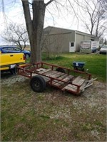 Small single axel trailer