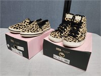 Lot of 2 Leopard Print Kate Spade Shoes- Size 8.5