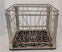 Vintage Metal Crate 12.5x11