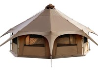 MC TOMOUNT Canvas Tent Bell Tent 16.4ft*High9.2ft