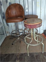 3 NON MATCHING BAR STOOLS