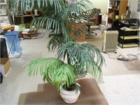 Atrificial plant   in White Pot