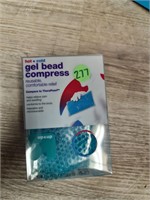Hot/cold gel bead compress