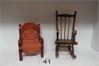 Doll Chairs / Miniature Chairs 11" & 15" T