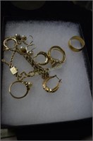 Gold Incl. 10Kt Class Ring, & Lapel Pin