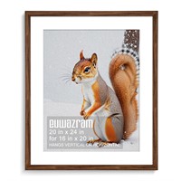 euwazram 20x24 Picture Frame - Single Frame, Rusti