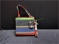 Berhringer Multi-Color Small Handbag Purse