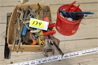 Wrenches, hammer, and hand tools