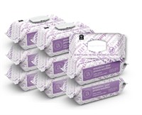 Pack of 9 Amazon Elements Baby Wipes