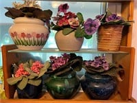 Violet Pots Planters Plant Pot Lot