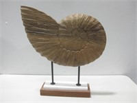 18" Wood Fossil Art