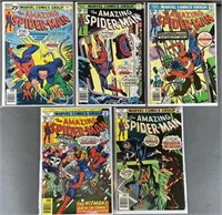 5pc Amazing Spider-Man #159-175 Marvel Comic Books