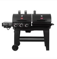 Char-Griller Double 3-Burner Gas/Charcoal Grill