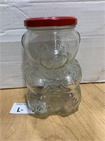 1988 Kraft Bear Glass Jelly Jar