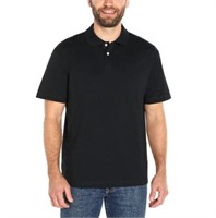 Gap Men's XL Short Sleeve Jersey Polo Shirt, Black
