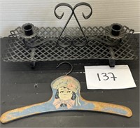 1950’s Wooden Childs Clothing Hanger & More
