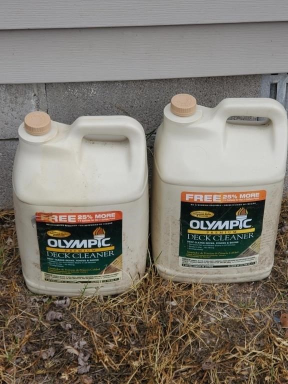 Two Jugs of Olympic Deck Cleaner- Full
