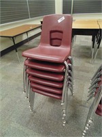(6) 26" School Chairs from Room #501