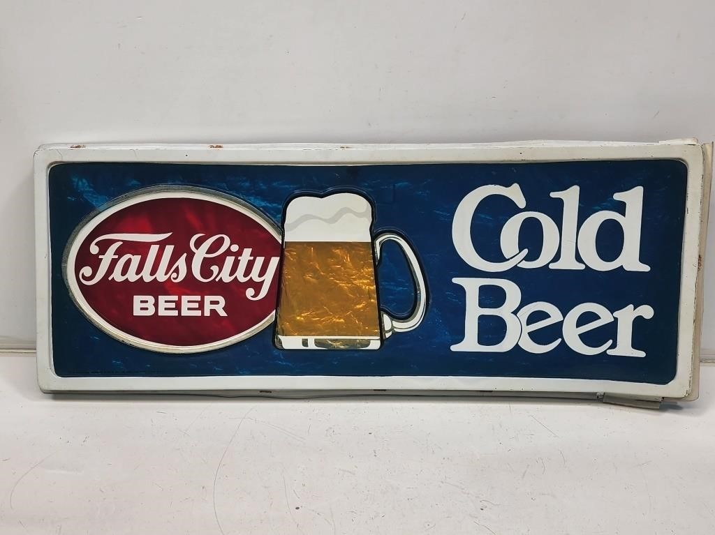 1979 Falls City Beer Advertising Sign