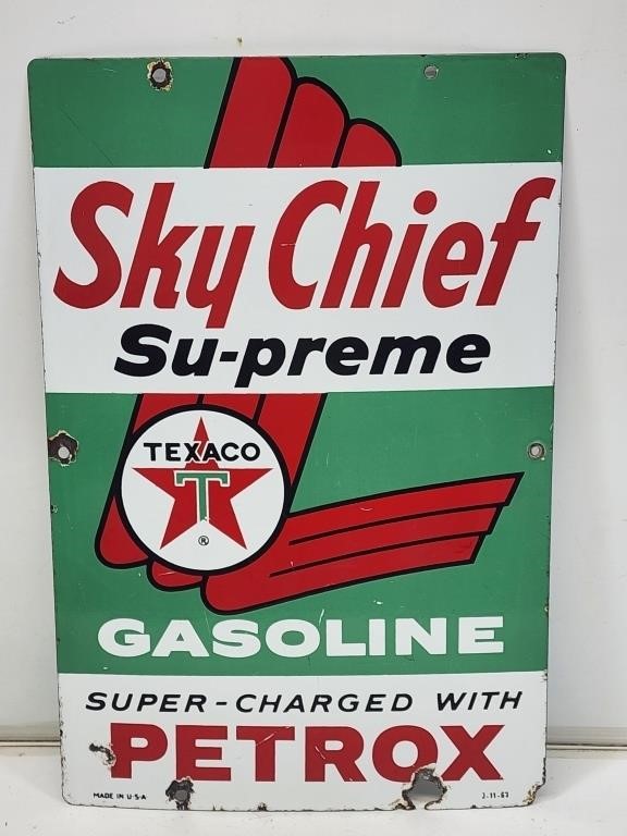 SSP Texaco Sky Chief Pump Plate