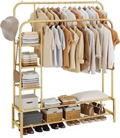 JOISCOPE Metal Clothes Rail, 49.4 * 64.5 Inch