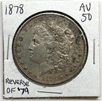 1878 Reverse of 1879 Morgan Dollar