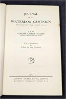 1927 Journal Of The Waterloo Campaign Hardcover