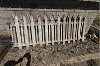 White Picket Fence Sections