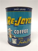 Vintage Re-Joyce Coffee Advertising Tin