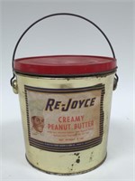 Vintage Re-Joyce Peanut Butter Advertising Tin